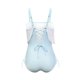 thumbnail image 4 of Gibobby Traje de baño de una pieza Traje de baño de una pieza con volantes y cintura media para mujer(Azul,G), 4 of 5