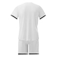 thumbnail image 6 of Short Sets for Men Short Sleeve Crewneck T Shirt and Bermuda Shorts 2 Piece Matching Set Mens Summer Outfits, 6 of 6