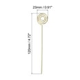 thumbnail image 2 of Uxcell 4.7 Inch Metal Wire Place Card Holder, 20 Pack Photo Picture Floral Picks Round Shape Clips DIY, Gold Tone, 2 of 4