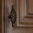thumbnail image 5 of GlideRite 3 in. Classic Oval Birdcage Cabinet Knob, Rustic Bronze, 5 of 5