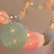 thumbnail image 5 of Lámpara de cadena colgante de luz de cadena de decoración de algodón de bola de luz para fiesta de boda, 3 pilas, intermitente, tipo 6 tholdsy HA006257-06, 5 of 7