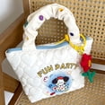 thumbnail image 2 of Bolso Bento para mujer, fiambrera suave con cremallera, patrón de cachorro, bolso diario para niñas FLhrweasw Nuevo, 2 of 7