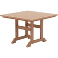 thumbnail image 2 of Palms 5-Piece Modern Adirondack Chairs Square Trestle Table Dining Set, 2 of 9