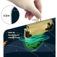thumbnail image 4 of Coolnut Solar System Clipboard, Acrylic Standard A4 Letter Size Clip Board with Low Profile Clip for Office, Classroom, Doctor, Nurse and Teacher, 12.5"x9", 4 of 7