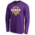 thumbnail image 2 of Men's Purple LSU Tigers Hometown Collection Long Sleeve T-Shirt, 2 of 3