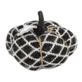 thumbnail image 2 of Tela decorativa de calabaza, exquisita calabaza de lana de poliéster suave para fiesta de Acción de Gracias y Halloween, color negro, 2 of 14