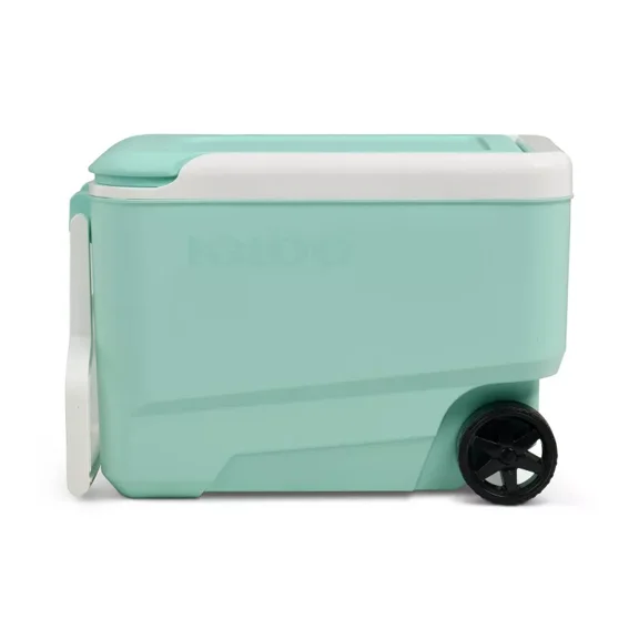 Open Box IGLOO WHEELIE 53 CANS/38QT ROLLING COOLER - SEAFOAM