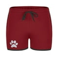 thumbnail image 5 of DDAPJ pyju Birthday Gifts! Men's Funny Dog Paw Print Gym Workout Shorts Sports Running Shorts Breathable Athletic Gym Mesh Shorts Jogging Shorts with Pockets Red XL, 5 of 7