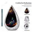 thumbnail image 2 of JAGSHASHI Peacock - Burial Urns - Urn For Human Ashes For Male & Female - Funeral Decorative Urns - Cremation Urn For Adult Men & Women - Memorial Urn - Human Remains Mom & Dad - 10 Inch - Large, 2 of 2