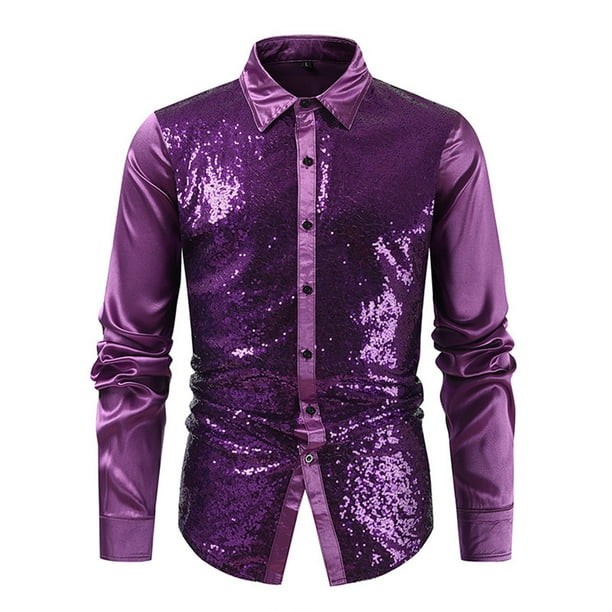 Camisas con lentejuelas para hombre hotsell