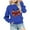 Blue, variant on Zwiiyzr Kid's Christmas Sweatshirt Crewneck Pullover Sweater Long Sleeve Shirt Fall Clothes Printed Top T-Shirt for Boys and Girls Sweatshirts 1-12Y Blue
