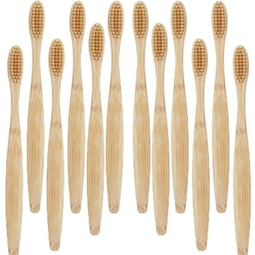 20PCS Bamboo Toothbrush 100% Natural Organic Medium BPA Free Soft Healthy Brush