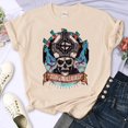 thumbnail image 2 of Ghost Band Tee Mujeres Gráfico Japonés streetwear Camisetas Chica Divertida Ropa De Cómic, 2 of 4