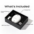 thumbnail image 6 of QALO QRNT Smart Ring, Size 08, Sleep/Heart Rate/Movement Tracker, Matte Silver, Unisex, 6 of 10