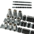 thumbnail image 2 of 3pcs Socket Storage Rack Socket Organizer Tray 350mm Socket Rail 1/4 3/8 1/2in, 2 of 7