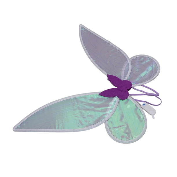 Disfraz de Alas de Mariposa Tela Translúcida Alas de Mariposa Alimentadas por Batería con Luces de Colores Alas de Hadas para Niñas para Niños Accesorios de Fiesta ANGGREK Otros