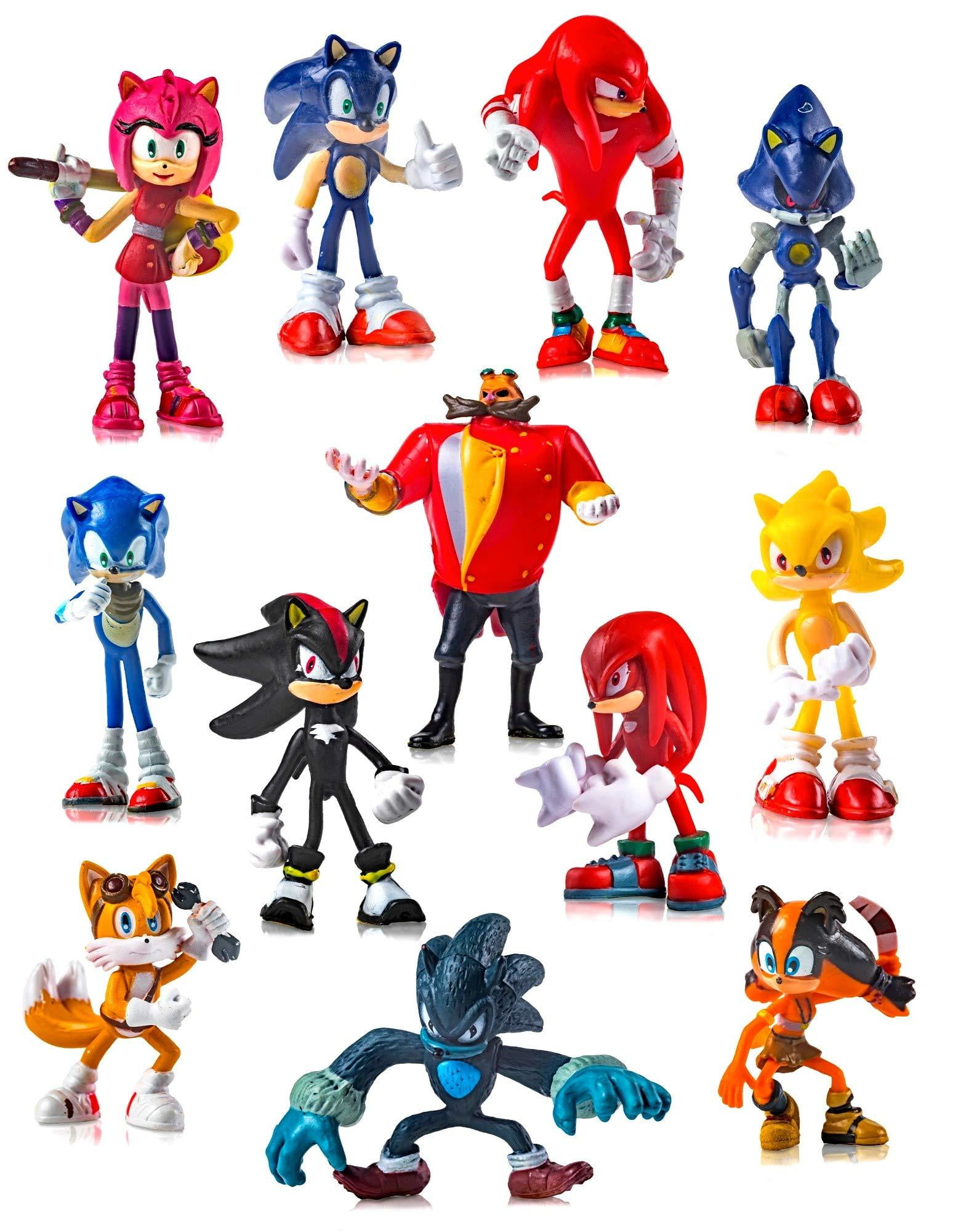 Sonic the Hedgehog Spielzeug Figuren Set Knuckles Tails Amy 6 Sonic Figuren 