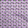 thumbnail image 1 of oneOone Viscose Chiffon Purple Fabric Poker Card Fabric For Sewing Printed Craft Fabric By The Yard 42 Inch Wide, 1 of 4