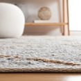 thumbnail image 4 of SAFAVIEH Vintage Leather Zachariah Geometric Area Rug, Light Grey/Natural, 3' x 5', 4 of 9