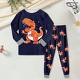 thumbnail image 2 of xaweyi Toddler Baby Boy Clothes Long Sleeve Crewneck Sweatshirt Top Casual Pants Set 2Pcs Fall Winter Outfits,Sizes 6-7 Years, 2 of 9