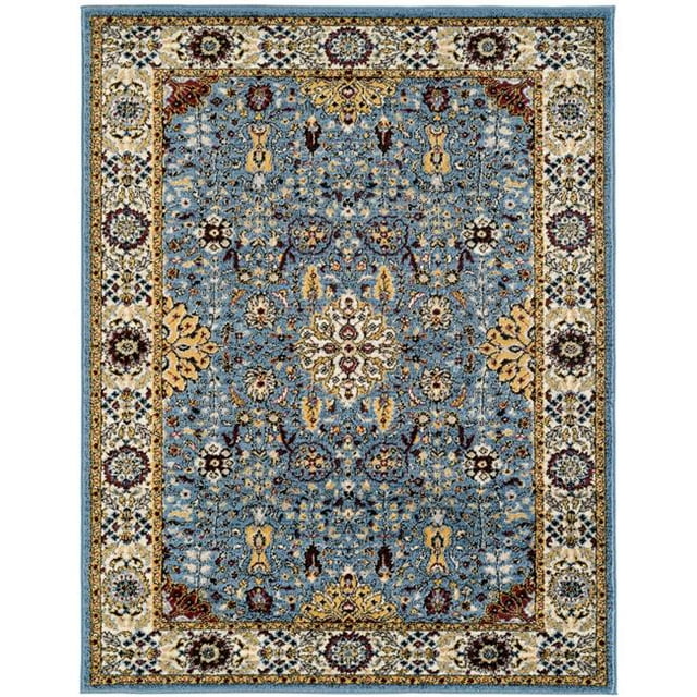 Amer Rug SNA55176 5 ft. 1 in. x 7 ft. 6 in. Sanya 5 Power-Loomed Area Rug - Sky Blue