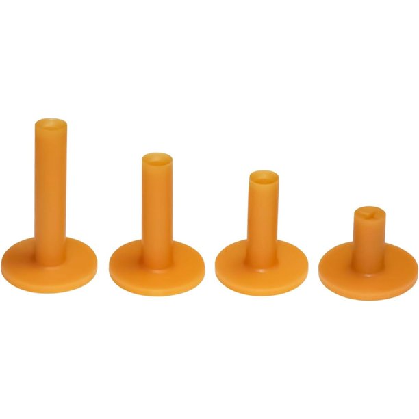 Juego de soportes para tees de goma para Golf, tees de rango de conducción duraderos y de alta elasticidad de tamaño mixto, tees de golf coloridos para estera de práctica de golf