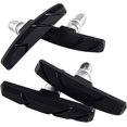 thumbnail image 5 of 2 pares de frenos de bicicleta, frenos de bicicleta, pinzas, frenos tipo V, pastillas de freno VTC para bicicleta de montaña, pastillas de freno para bicicleta con tuercas, negro, 5 of 5