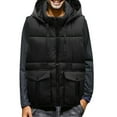 thumbnail image 4 of Durtebeua Men's Lightweight Puffer Vest, Outdoor Windproof Sleeveless Jacket for Hiking Travel Z09-Black,2XL, 4 of 7