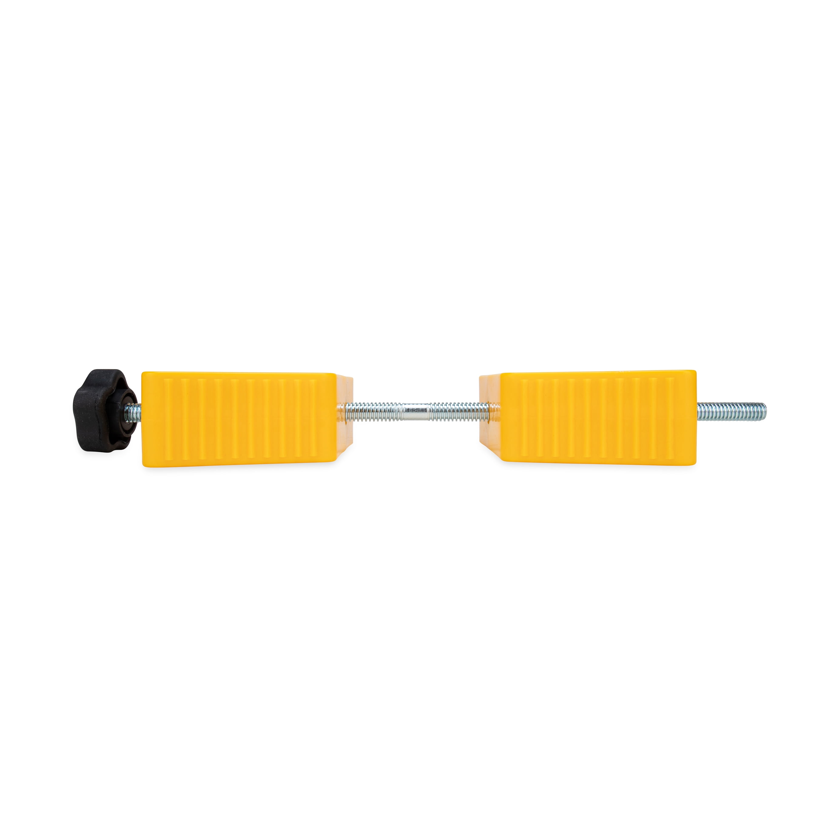 Camco RV Wheel Stop - Fits 26-inch to 30-inch Diameter Tires - Yellow (44621)