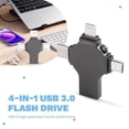 thumbnail image 4 of 4 in 1 USB 3.0 Pendrive 128GB Flash Drive Memory Stick, 4 of 5