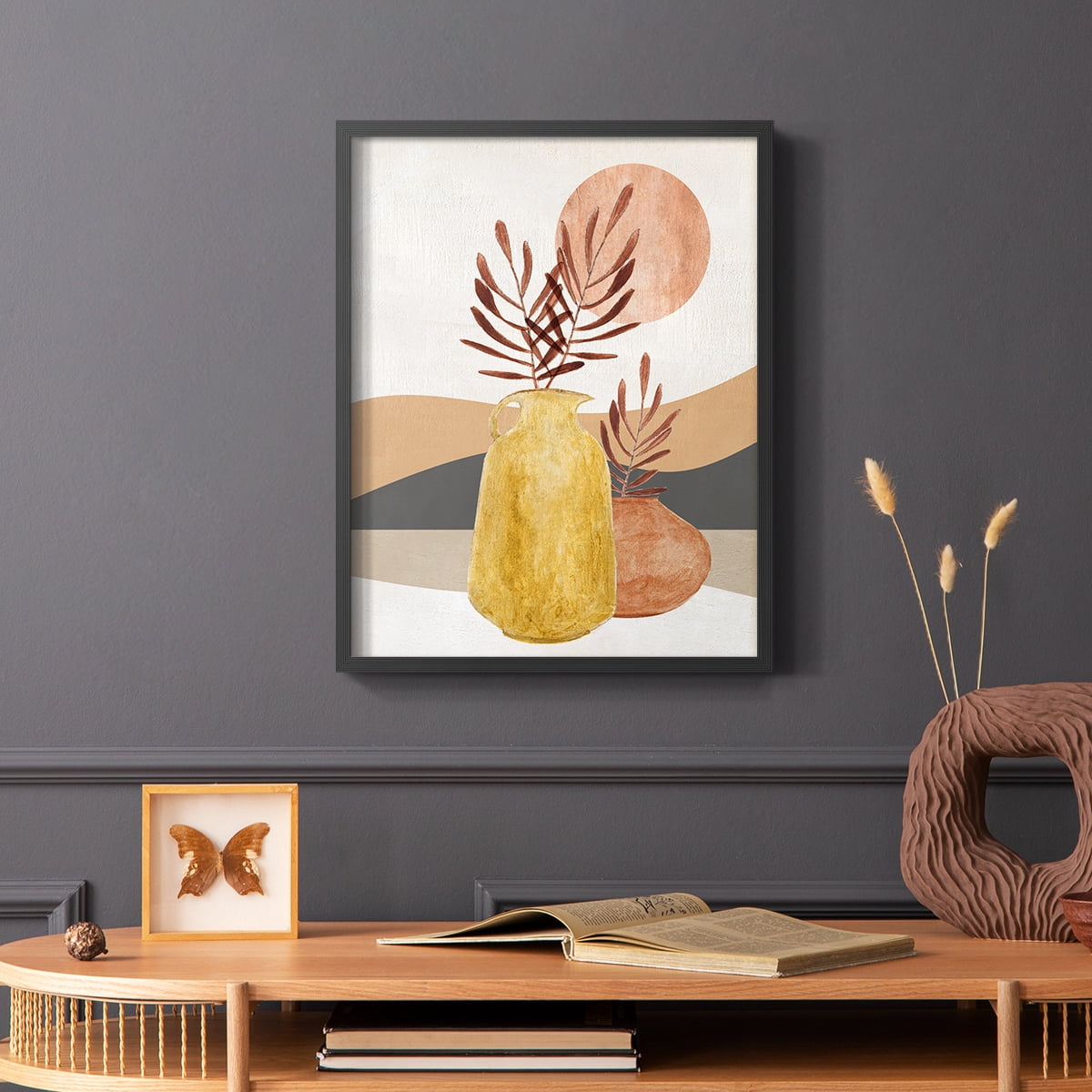 Adobe Moon I in Paper Solid Wood 8 x 10 Framed Print
