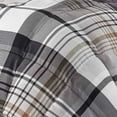 thumbnail image 2 of Eddie Bauer Normandy Plaid Black Comforter Set, King, 2 of 2