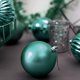 thumbnail image 3 of sweethay 34 Uds bola de Navidad árbol de Navidad colgante bola de adorno de plástico hogar Oficina Navidad boda vacaciones decoración Kits de decoración para fiestas verde sweethay HA8971-03B, 3 of 8