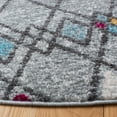 thumbnail image 3 of SAFAVIEH Amsterdam Merrick Geometric Area Rug, Grey/Light Grey, 6'7" x 6'7" Round, 3 of 8