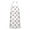 White Cow Bow, variant on White Cow Moo Pattern Apron-Garden Aprons for Women with Pockets-Cotton Linen Waterproof Kitchen Cooking Gardening Aprons Adjustable for Kitchen,Cooking,BBQ and Salon 33x27 Inch