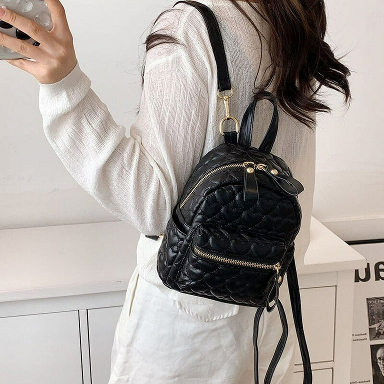 CoCopeaunts PU Soft Leather Bags Shoulder Small Backpacks CoCopeaunts PU Soft Leather Bags Shoulder Small Backpacks