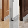 thumbnail image 5 of Gumesh Door Draft Stopper, Adjustable Weather Stripping Seal for Cold Insulation, Bottom/Under Sweep for Exterior & Interior Doors, Seal Blocker Noise, Gray, 39 inches,2-Pack, 5 of 7