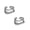 A, variant on Fashionable Earcuff Double Circles Ear Cuff Stylish Faux Earrings Accessories Comfortable Ear Clip for Women and Man
