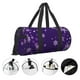 thumbnail image 3 of Fotbe Crystal Purple Snowflake Bolsa Deportiva de Lona Plegable con Estampado, Bolsa de Gimnasio con Bolsillo Seco/Húmedo, Bolsa de Viaje Ultraligera de Gran Capacidad, 3 of 6