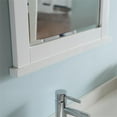 thumbnail image 3 of Fresca Windsor 72" Matte White Traditional Double Sink Bathroom Vanity with Mirrors, 3 of 11