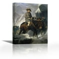 thumbnail image 1 of Napoleon Crossing The Alps - Contemporary Fine Art Giclee on Canvas Gallery Wrap - wall décor - Art painting - 27 x 35 Inch - Ready to Hang, 1 of 2