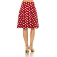 thumbnail image 3 of Women's Elegant Casual Midi Skirt with Foldable Waist and Stretch Fabric, 3 of 6