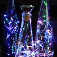 thumbnail image 4 of Vklopdsh 6Pcs Solar Wine Bottle,2M 20 Solar String Fairy Light Outdoor Solar Diamond Cork (White), 4 of 4
