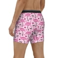 thumbnail image 3 of Rocae Cute Watermelon Flamingo for Stretch Moisture-Wicking Underwear,Men's Underwear Boxer Briefs X-Large, 3 of 9