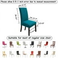 thumbnail image 5 of Dining Chair Covers Fit Stretch Chair Covers, 2 Pack Stretch Chair Covers for Dining Room, 5 of 7