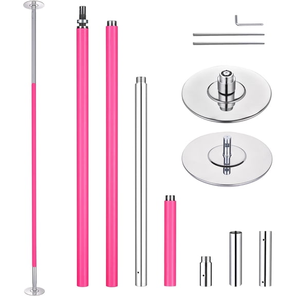 AW 11 FT Spinning Static Dancing Pole Kit w/Extensions Fitness Dance