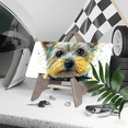 thumbnail image 3 of 1 Pcs 2D Flat License Plate Covers & Frames, Colorful Puppy For Decorative Front, Waterproof For Decoration Aluminum License Plate Covers & Frames Cover For Men Women, 12" X 6", 3 of 6