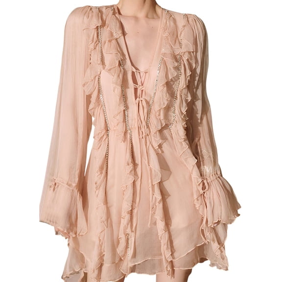 HOMEYEE womens  Mini Dress, 2