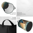 thumbnail image 2 of Picia Starry Sky Cloud Cute Rabbit Large Laundry Basket, Waterproof, Freestanding Laundry Hamper, Collapsible Tall Clothes Hamper with Extended Handles-Medium, 2 of 8