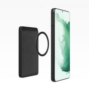 mophie Snap+ Juice Pack Mini - Wireless Portable Magnetic Charger with 5000 mAh Internal Battery Compatible with MagSafe & Qi-Enabled Smartphones Works with Apple Samsung and Google Phones Black